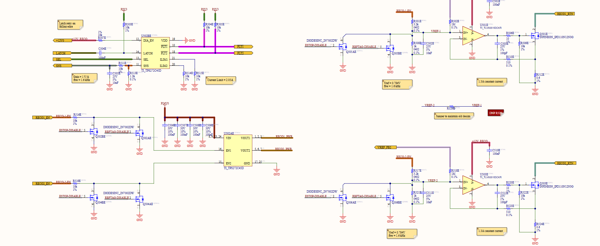 Recovery ignition driver schematic